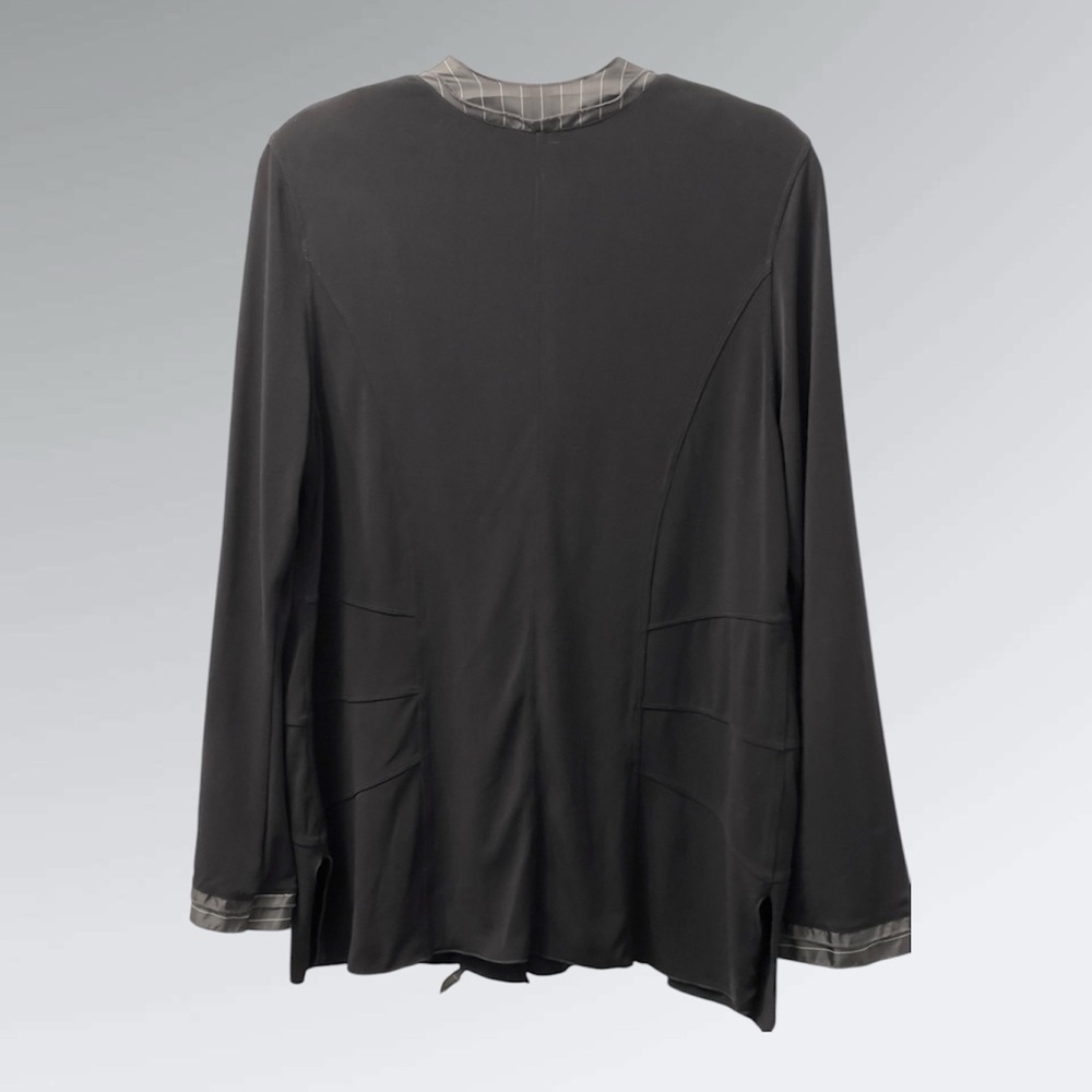 Black Ruffled Cardigan - Picture 4 of 7